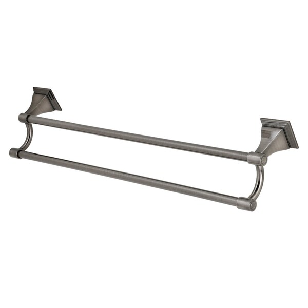 BAH6123BS Monarch 24" Dual Towel Bar, Black Stainless